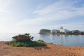 Ibiza natural rock and ocean landscape