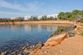 Ibiza natural rock and ocean landscape