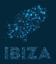 Ibiza network map.