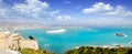 Ibiza panoramic view from castle Balearic islands Royalty Free Stock Photo