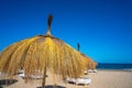 Ibiza Playa d En Bossa beach in Balearic Islands Royalty Free Stock Photo