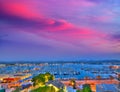 Ibiza San Antonio Abad Sant Antoni Portmany sunset Royalty Free Stock Photo