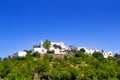 Ibiza Santa Eulalia del Rio hill houses Royalty Free Stock Photo