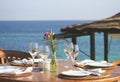 Ibiza serie Lunch or Dinner 03 Royalty Free Stock Photo