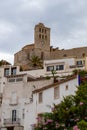 Ibiza, Spain - October 14, 2021, Ibiza, the old town of Eivissa with fortress walls, the drawbridge of the walls Royalty Free Stock Photo