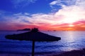 Ibiza sunset in cala Conta Conmte