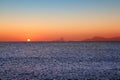 Ibiza sunset from Formentera with Es Vedra