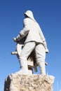 Ibiza town statue Royalty Free Stock Photo