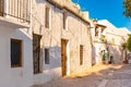 Ibiza, typical street of Eivissa Royalty Free Stock Photo