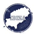 Ibiza vector map.