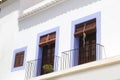 Ibiza white island mediterranean architecture Royalty Free Stock Photo