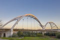 Ibn Abbas Firnas Bridge from Guadalquivir river bank, Cordoba, Spain