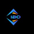 IBO abstract technology logo design on white background. IBO creative initials letter logo concept Royalty Free Stock Photo