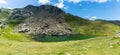 Ibon of Espelunciecha in summer, glacial lake in the aragonese Pyrenees