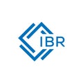 IBR letter logo design on white background. IBR creative circle letter logo concept. Royalty Free Stock Photo