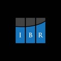 IBR letter logo design on WHITE background. IBR creative initials letter logo concept. IBR letter design.IBR letter logo design on Royalty Free Stock Photo