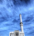 The Ibrahim-al-Ibrahim Mosque near Europa Point in Gibraltar Royalty Free Stock Photo