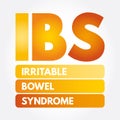 IBS - Irritable Bowel Syndrome acronym