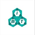 IBT creative minimalist letter logo. IBT unique vector initials alphabet letter logo design Royalty Free Stock Photo