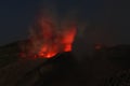 Ibu volcano night eruption - Halmahera, Maluku Islands, Indonesia