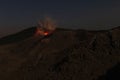 Ibu volcano night eruption - Halmahera, Maluku Islands, Indonesia