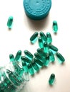 Ibuprofen capsules Royalty Free Stock Photo
