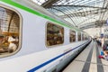 IC Intercity PKP train at Berlin main railway station Hauptbahnhof Hbf in Germany