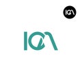 ICA Logo Letter Monogram Design Royalty Free Stock Photo