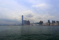 Icc building at hong kong harbour