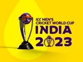 ICC Mens Cricket World Cup 2023 in India Royalty Free Stock Photo