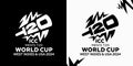 , ICC Mens T20 World Cup Cricket 2024 in the US and West Indies logo Royalty Free Stock Photo