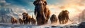 Ice Age Megafauna giant ice age creatures such as woolly mammoths