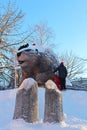 The ice animal in the City Park in LuleÃÂ¥