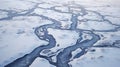ice arctic tundra landscape