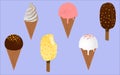 Ice ice baby. Ice cream Royalty Free Stock Photo