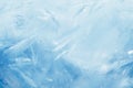 Ice background, blue frozen texture