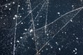 Ice background. ice surface texture Royalty Free Stock Photo