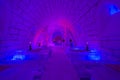 Ice bar in Lainio snow village in Yllasjarvi, Finl Royalty Free Stock Photo