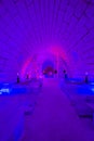 Ice bar in Lainio snow village in Yllasjarvi, Finl Royalty Free Stock Photo