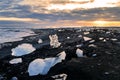 Ice blocks on Diamond Beach, Iceland