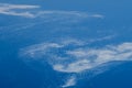 Ice blocks and floes in the ocean