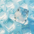 Ice blocks perfect for chilling drinks on sweltering days Close up