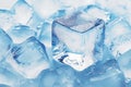 Ice blocks perfect for chilling drinks on sweltering days Close up