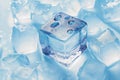 Ice blocks perfect for chilling drinks on sweltering days Close up