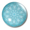 Ice Blue Button Orb Royalty Free Stock Photo
