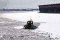 Ice breaker, ship, boat Royalty Free Stock Photo