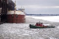 Ice breaker,ship,boat Royalty Free Stock Photo