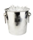 Ice bucket Royalty Free Stock Photo