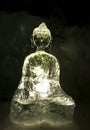 Ice Buddha Royalty Free Stock Photo