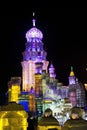 Ice Buildings at the Harbin Ice and Snow World in Harbin China